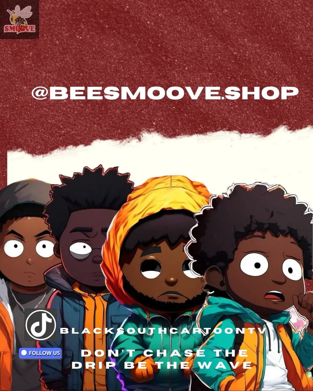 BEESMOOVE BlackSouth Collection: The First-Ever Cartoon-Animated Streetwear Brand - Beesmoove 