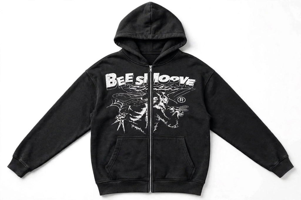 BEESMOOVE B-Squadron: Black Ops Elite Edition Two-way Zipper Boxy Hoodie