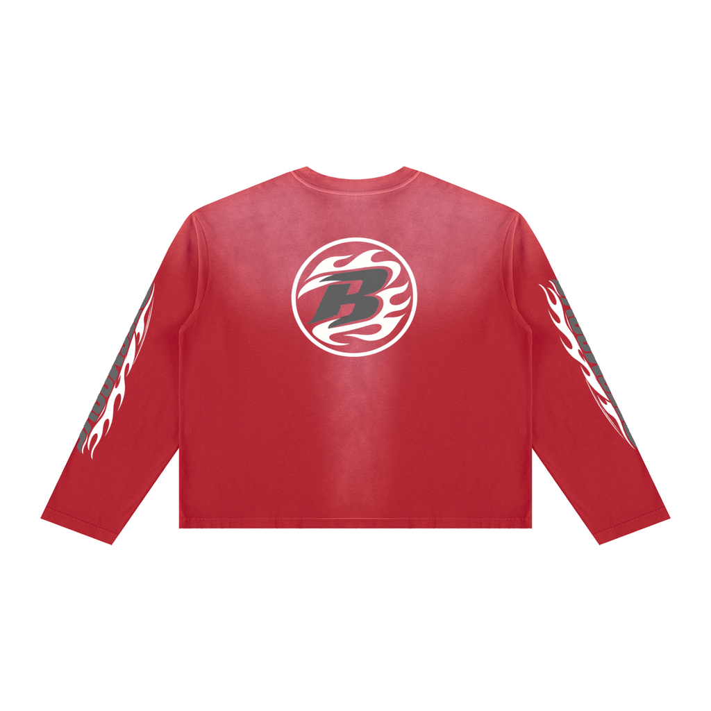 BEESMOOVE Stay Different Boxy Long Sleeve T-Shirt