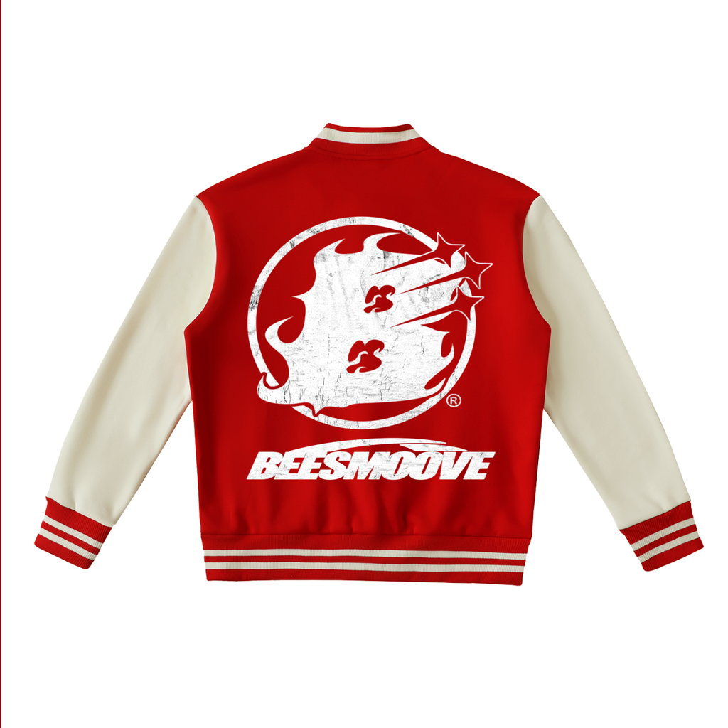 Beesmoove worldwide Two-Tone Fleeced Varsity Jacket