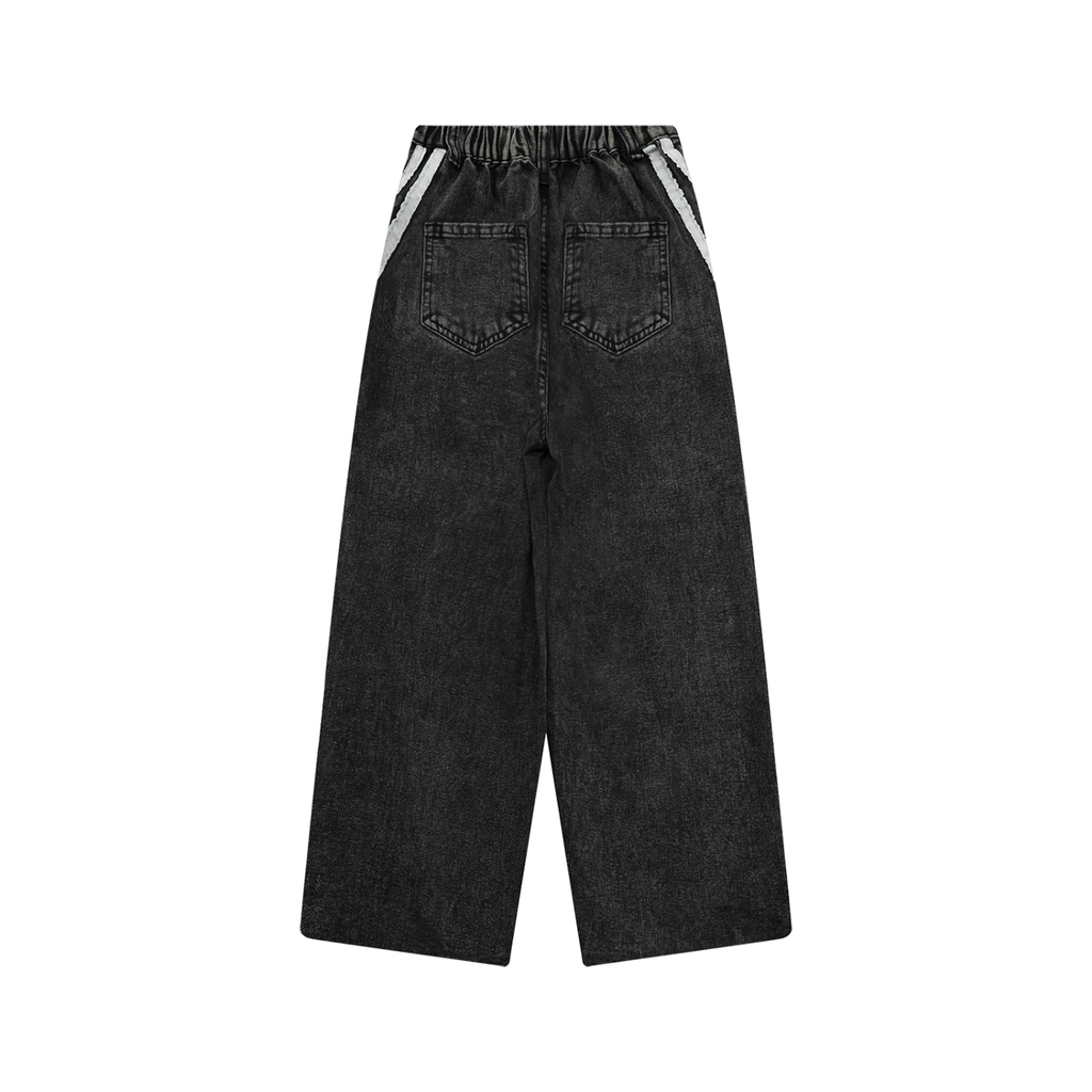 Beesmoove Kid’s Vintage Wash Side Stripe Jeans