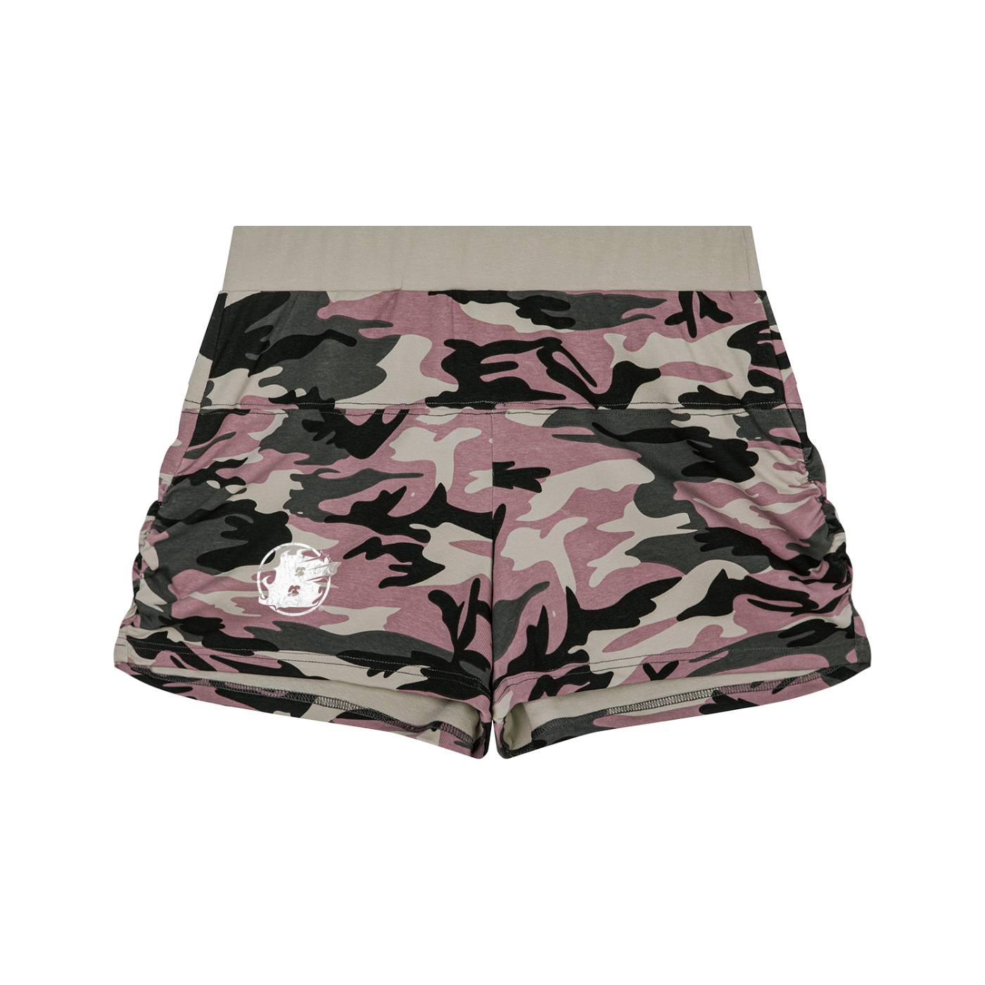 Beesmoove Women's Slim Camo Shorts