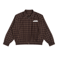 BEESMOOVE Plaid Full-Zip Track Jacket