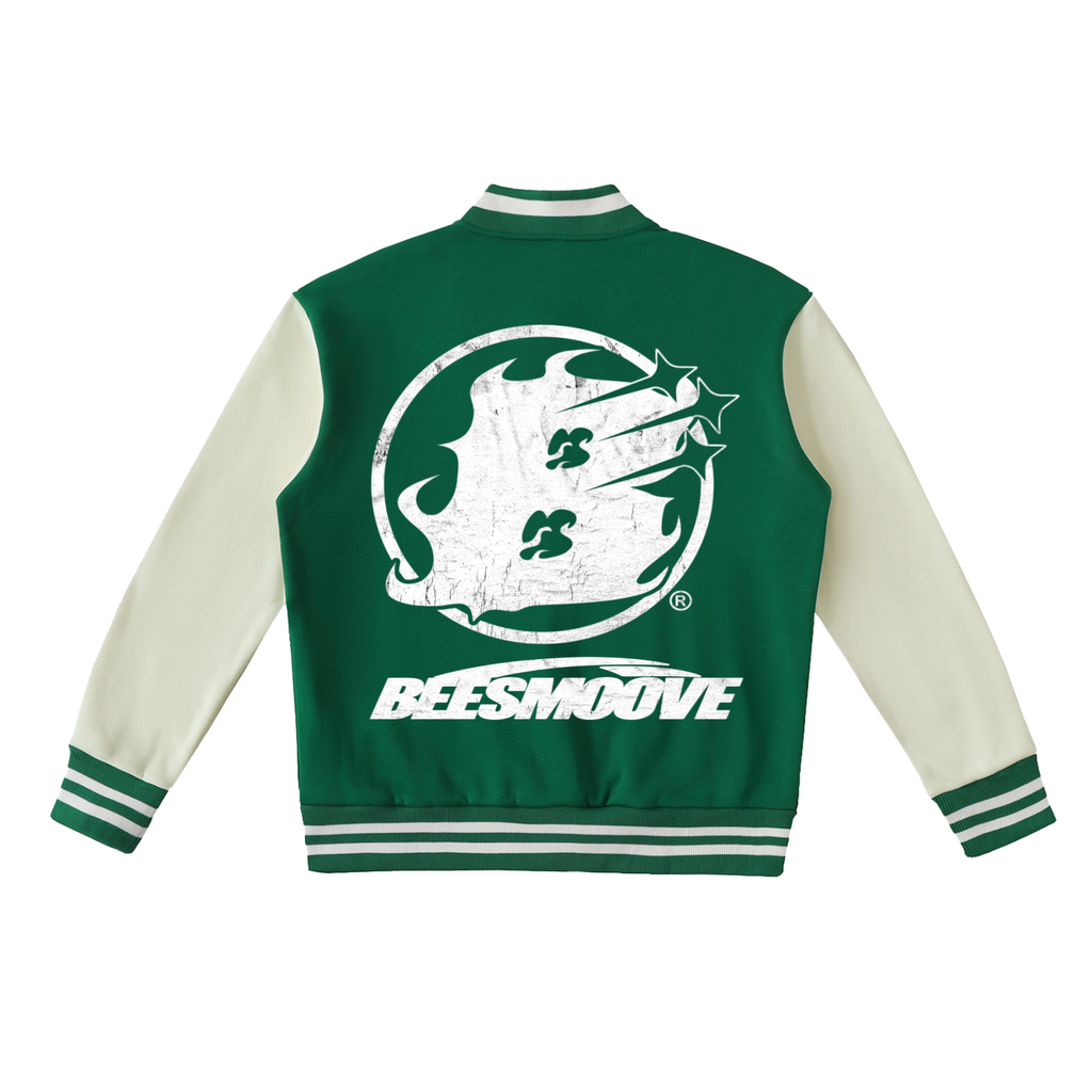 Beesmoove worldwide Two-Tone Fleeced Varsity Jacket