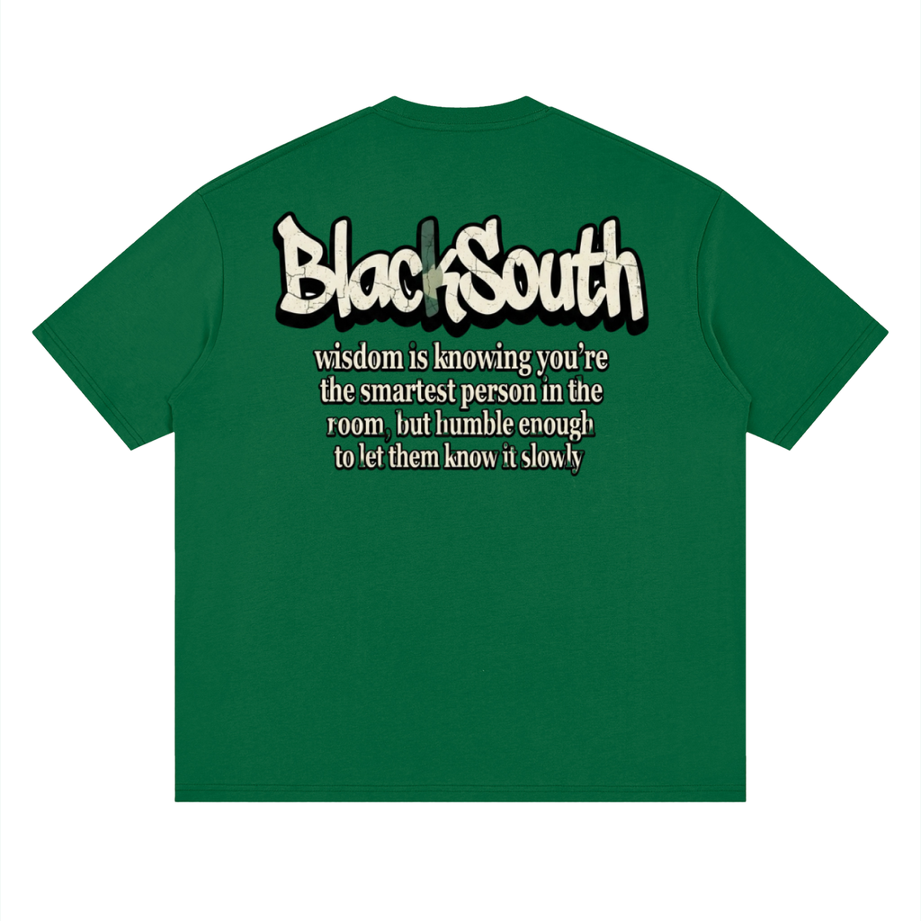 Beesmoove BlackSouth enough to be truth Drop Shoulder T-Shirt