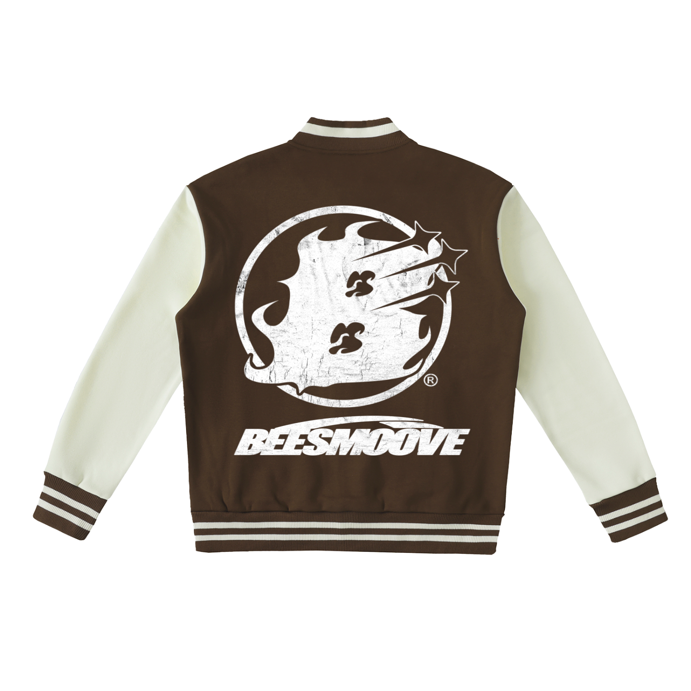 Beesmoove worldwide Two-Tone Fleeced Varsity Jacket