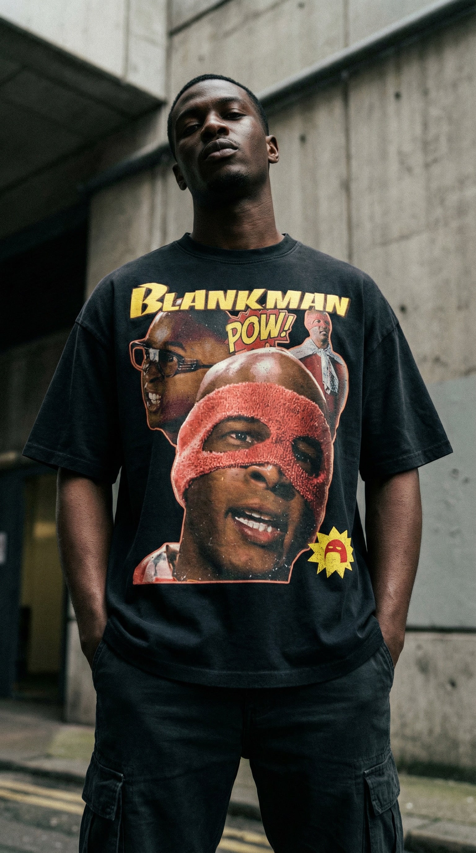 BEESMOOVE BLANKMAN POW! 90s Throwback Tee Collection