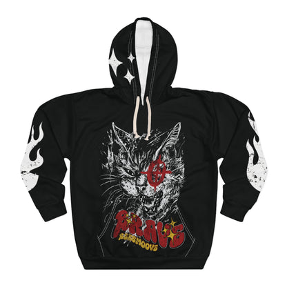 Beesmoove brave Pullover Hoodie (AOP) - Beesmoove Printify All Over Prints 74.53  Beesmoove