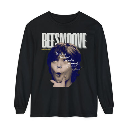 Beesmoove Moments Unreplayed Garment-dyed Long Sleeve T-Shirt - Beesmoove 40.92 Beesmoove Black-3XL