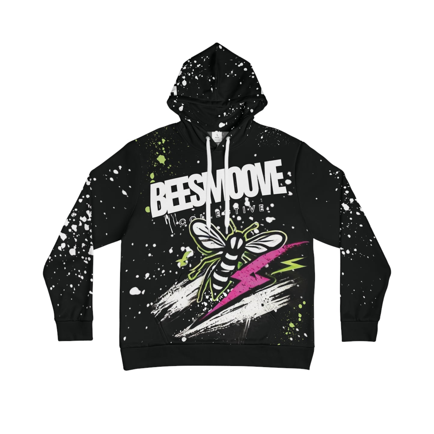 Beesmoove on the rise Fashion Hoodie (AOP) - Beesmoove Printify 4XL-Seam-thread-color-automatically-matched-to-des Beesmoove