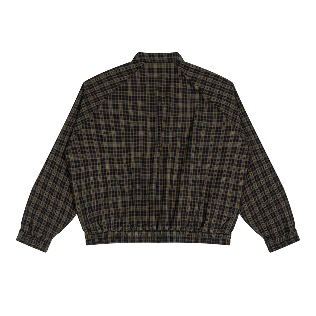 BEESMOOVE Plaid Full-Zip Track Jacket