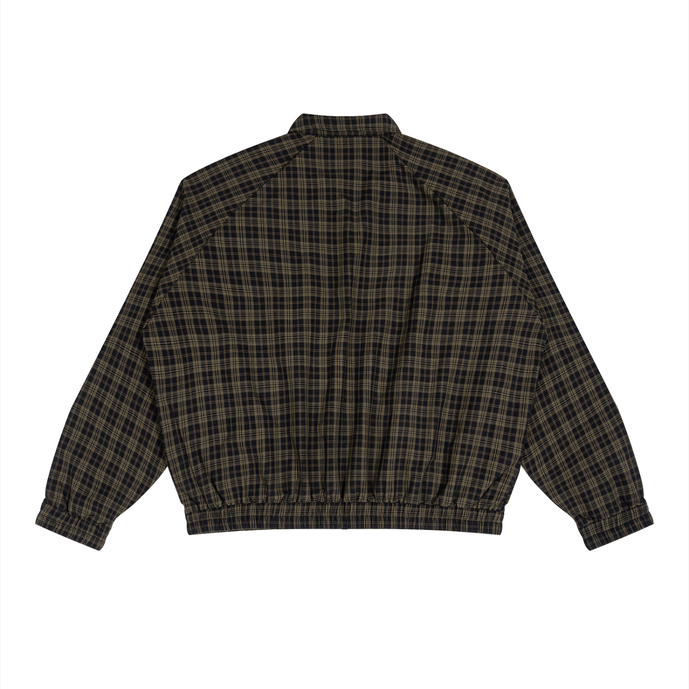 BEESMOOVE Plaid Full-Zip Track Jacket