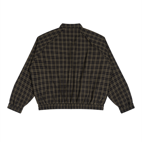BEESMOOVE Plaid Full-Zip Track Jacket