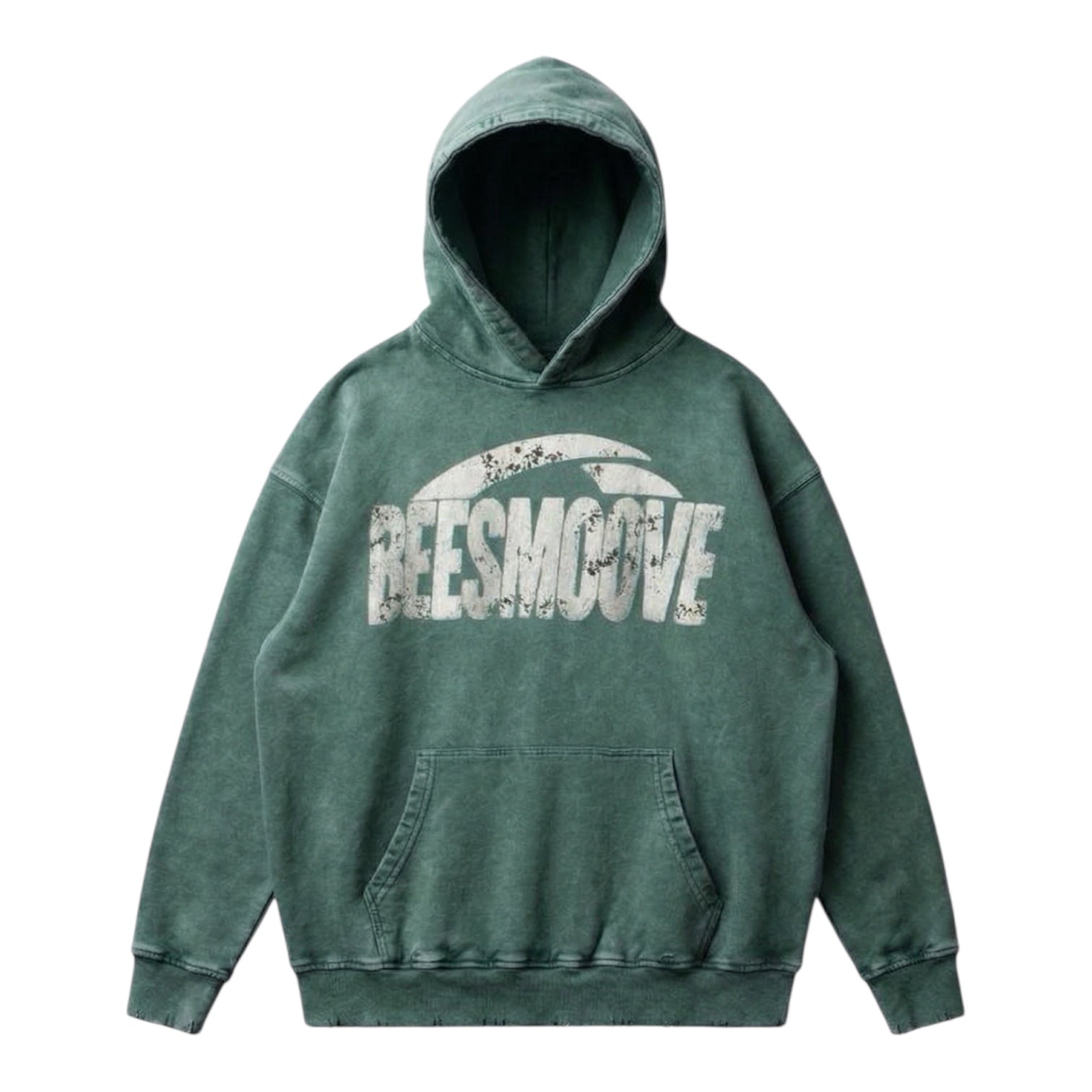 BEESMOOVE “Cold Era” Vintage Drop Heavyweight  Hoodie