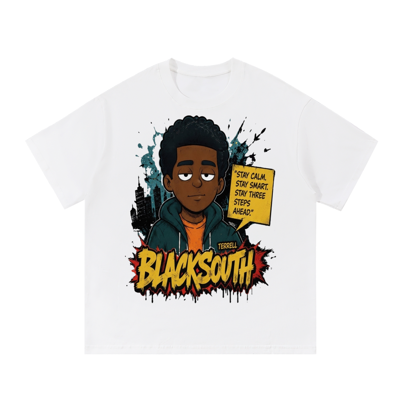 BlackSouth Terrell “Three Steps Ahead” Tee