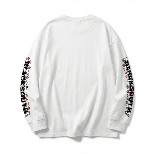 BEESMOOVE BlackSouth Fear But I’m With It Oversized Long Sleeve T-Shirt