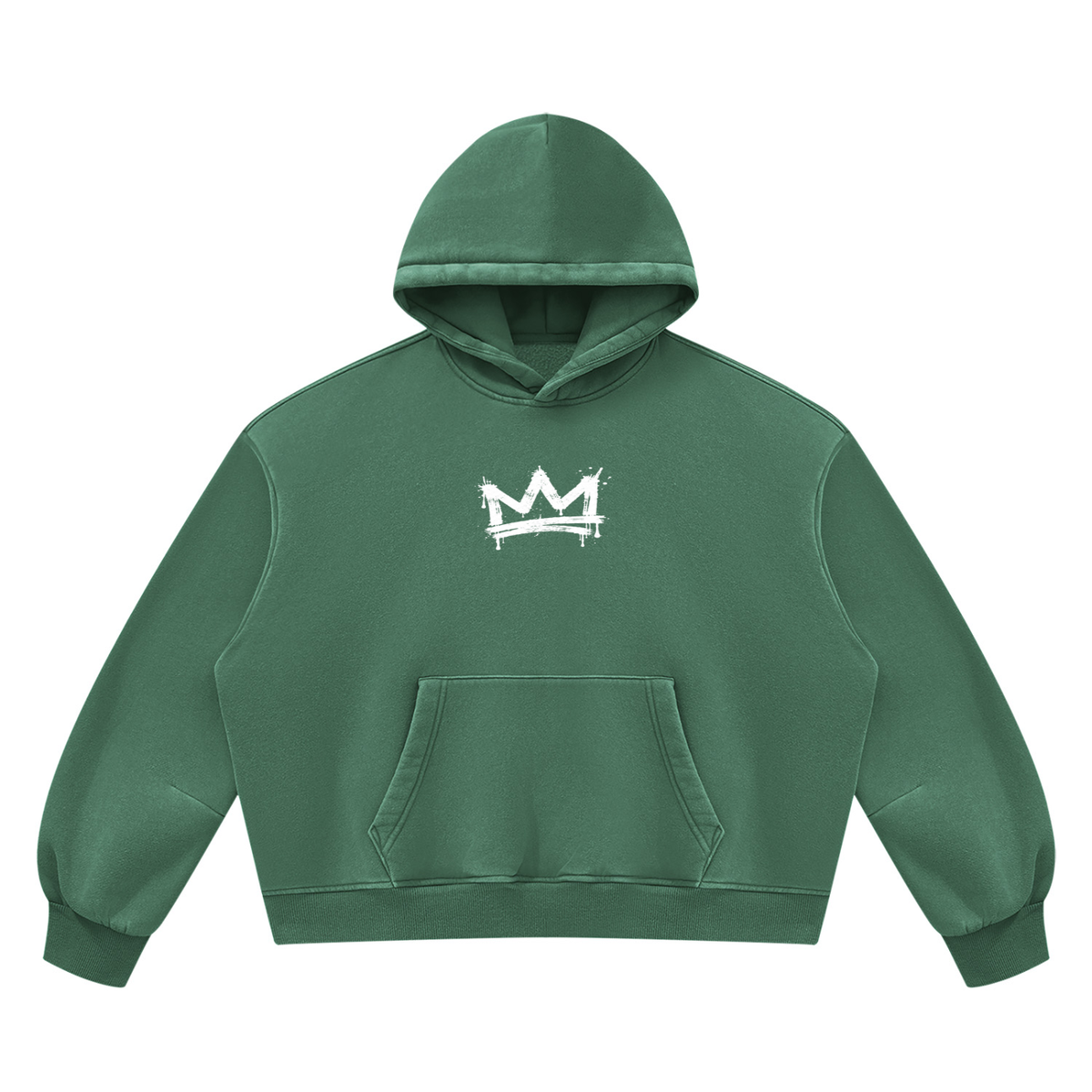 Beesmoove BlackSouth Crown Set Wash Boxy Fleece Hoodie