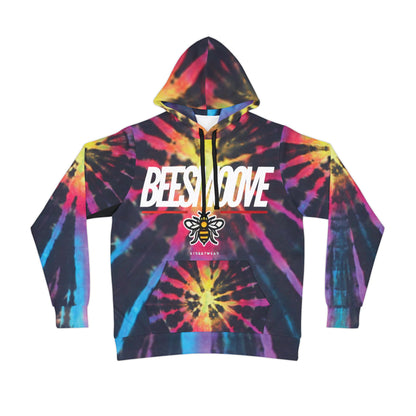 BEESMOOVE cosmic Fashion Hoodie (AOP) - Beesmoove 44.53 Beesmoove 4XL-Black-drawstring