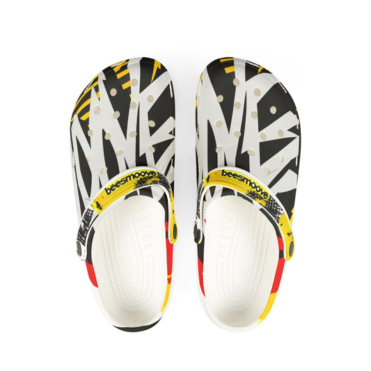 Beesmoove Urban Sting Graffiti croc Shoes (AOP)