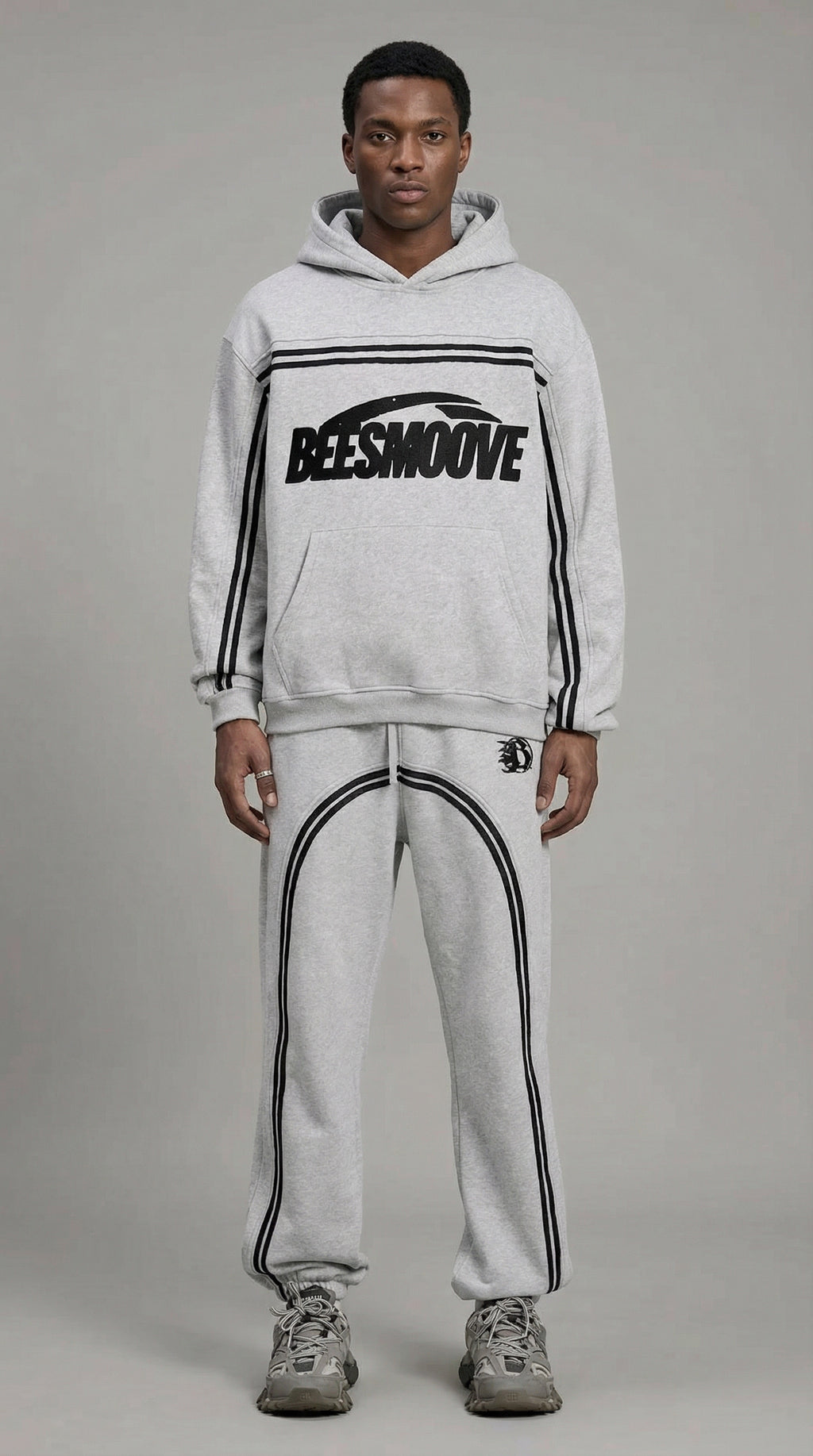 BEESMOOVE Noir Motion Kit  Set-Hoodie gray