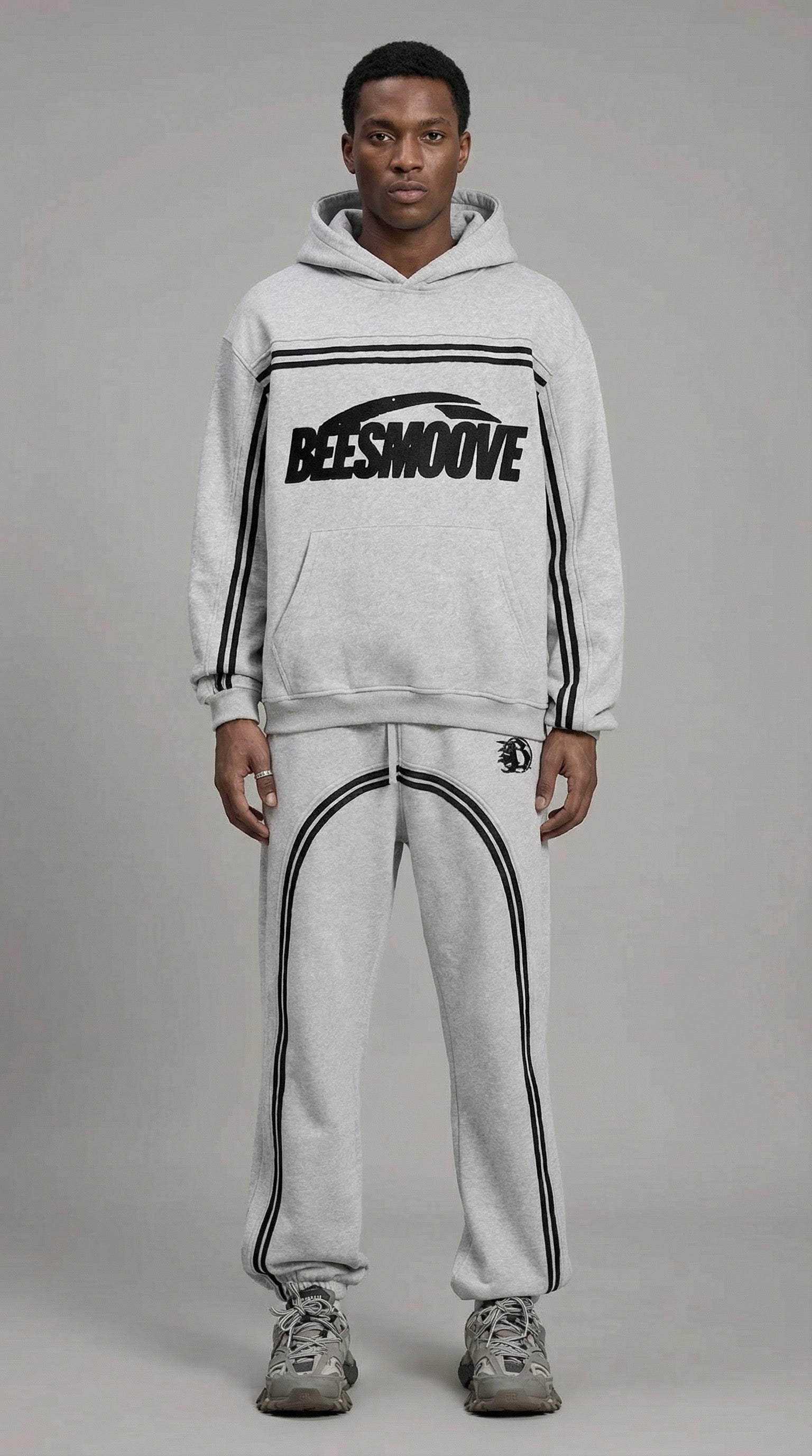 BEESMOOVE Noir Motion Kit  Set-Hoodie gray