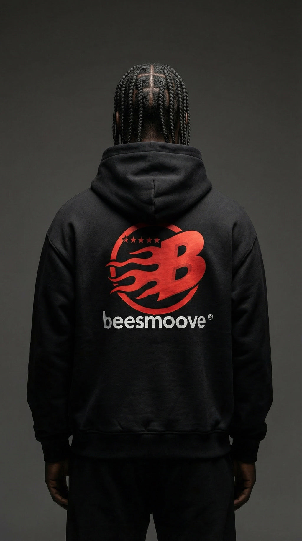 BEESMOOVE Legacy Arc Heavyweight Boxy Hoodie
