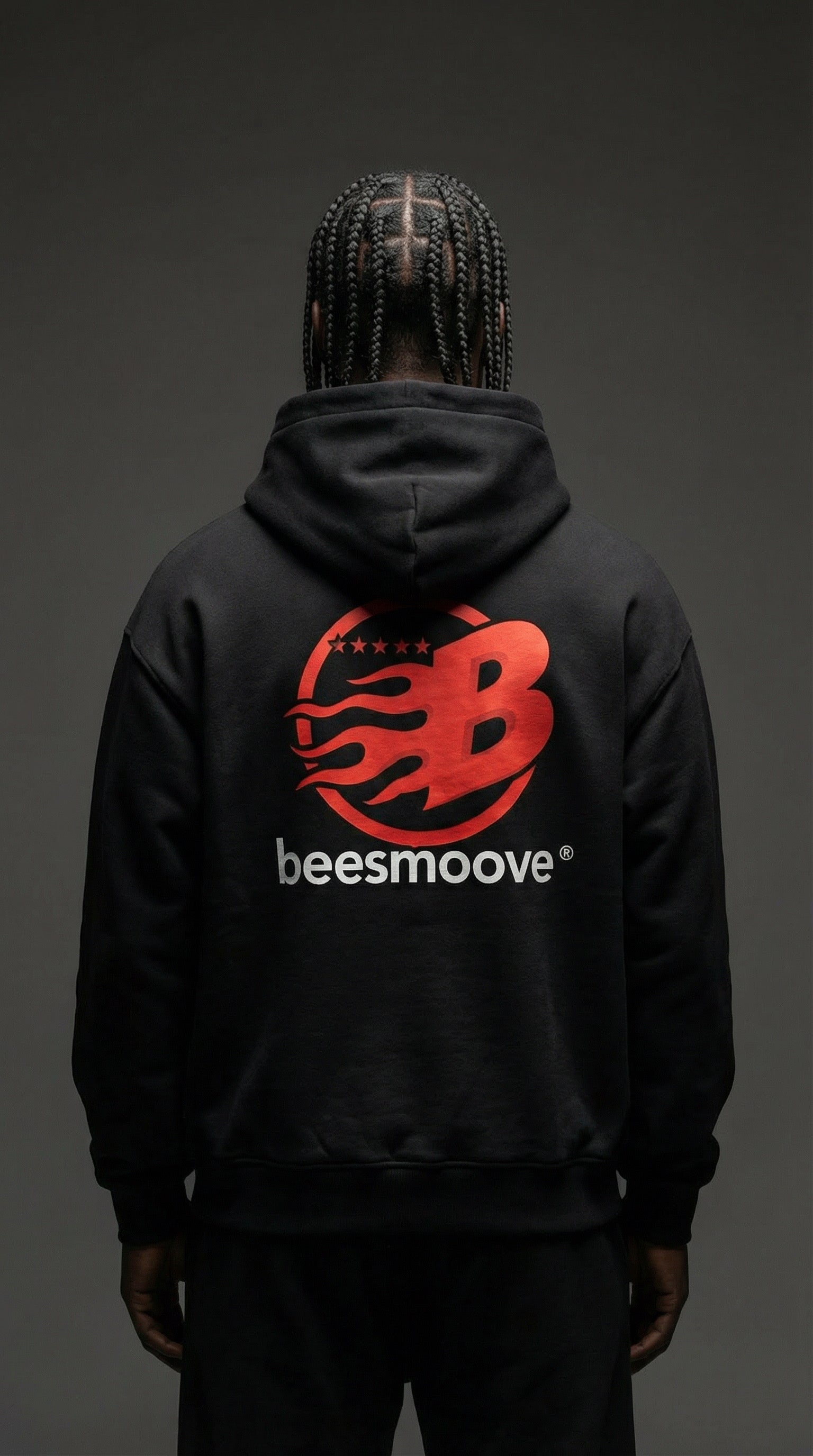 BEESMOOVE Legacy Arc Heavyweight Boxy Hoodie