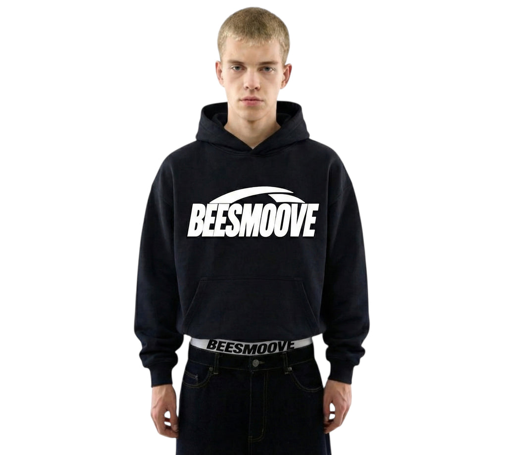 BEESMOOVE Motion unit Heavyweight Drop-Shoulder Hoodie