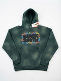 Beesmoove Blacksouth Sunfade Frayed Fleece Hoodie