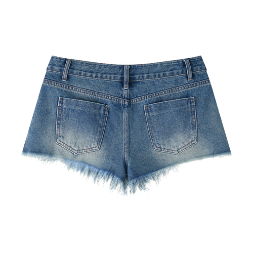 Beesmoove Women's Vintage Wash  Denim Shorts
