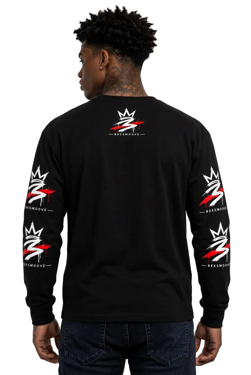 Beesmoove BLACKSOUTH Crown ZEE LONG SLEEVE Black