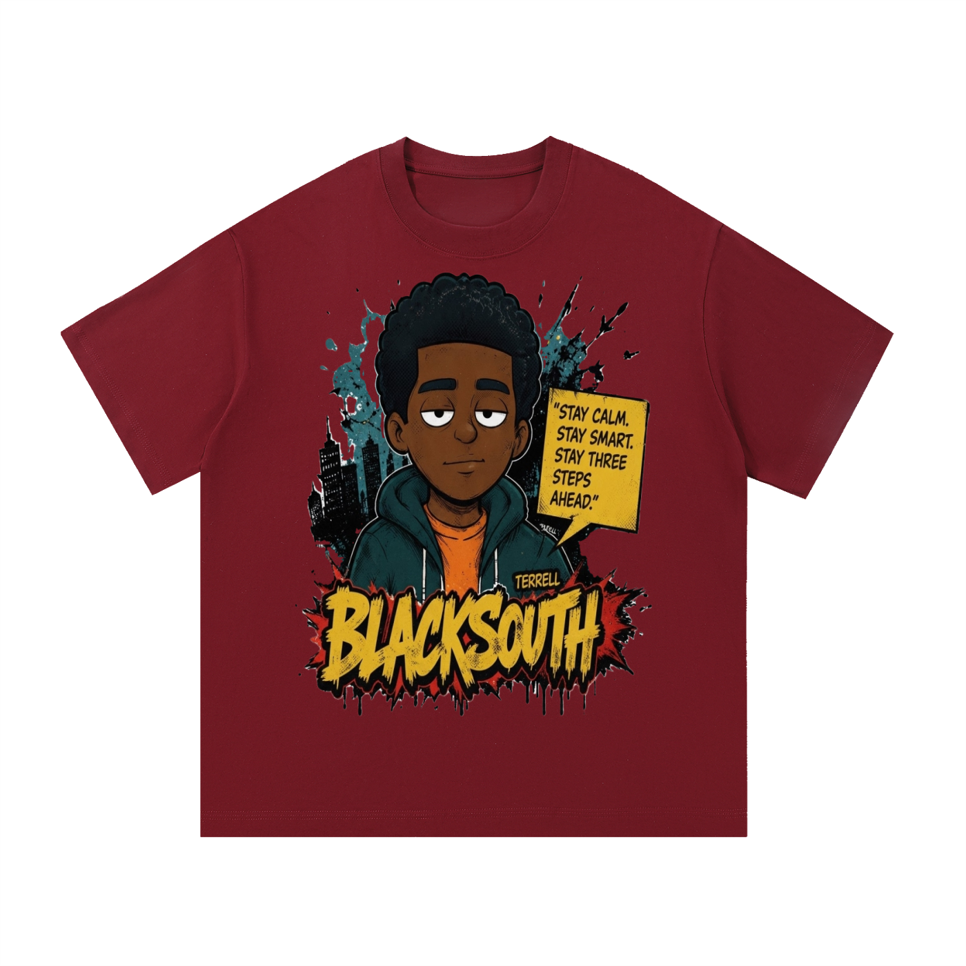 BlackSouth Terrell “Three Steps Ahead” Tee
