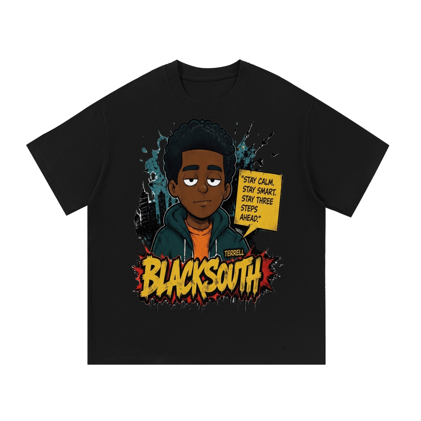 BlackSouth Terrell “Three Steps Ahead” Tee