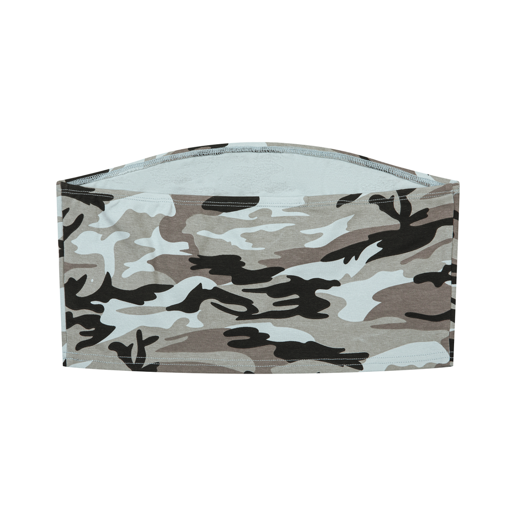 Beesmoove Women’s Camo Cropped Tube Top