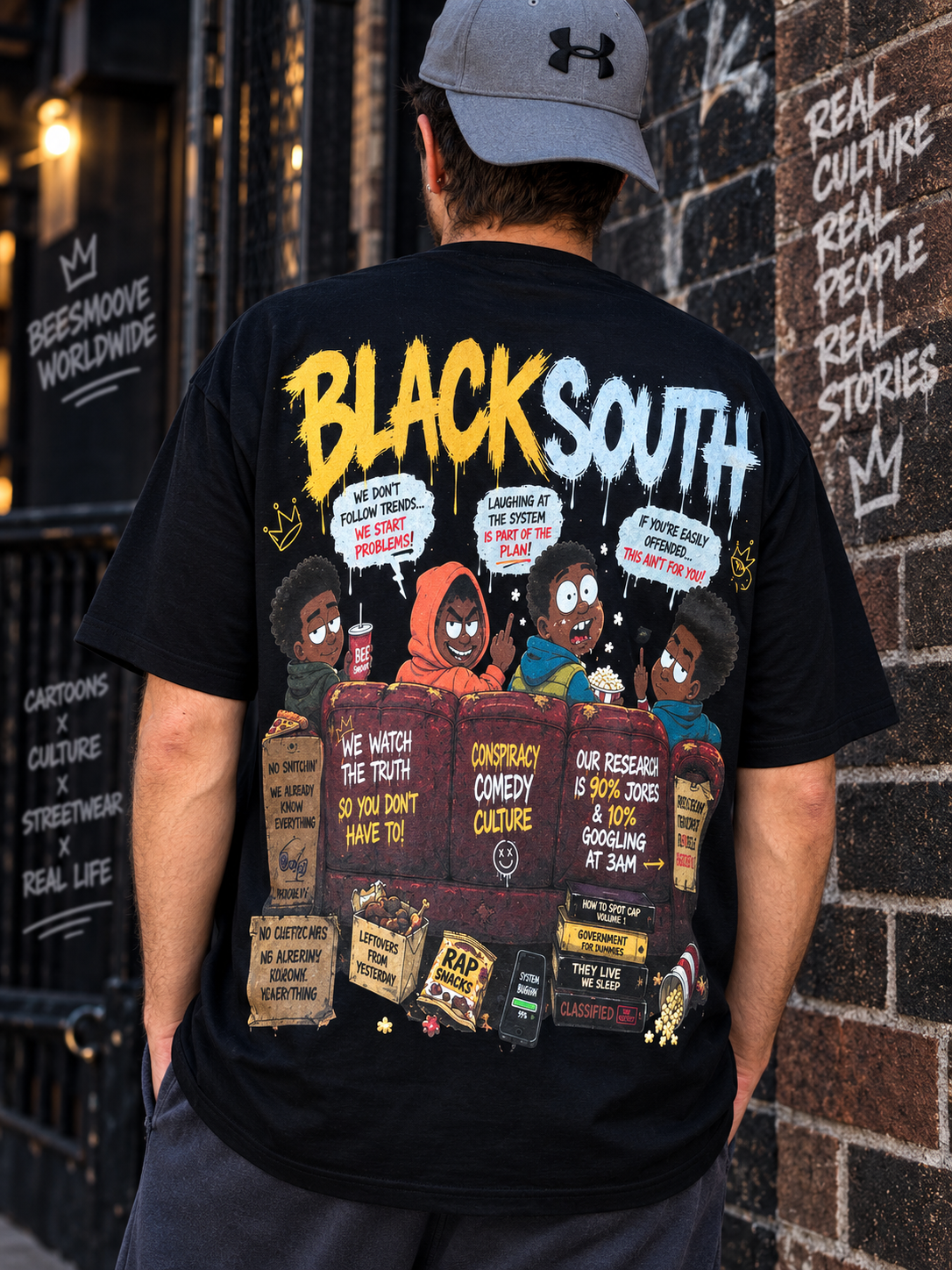 Beesmoove BlackSouth Couch Theory Tee