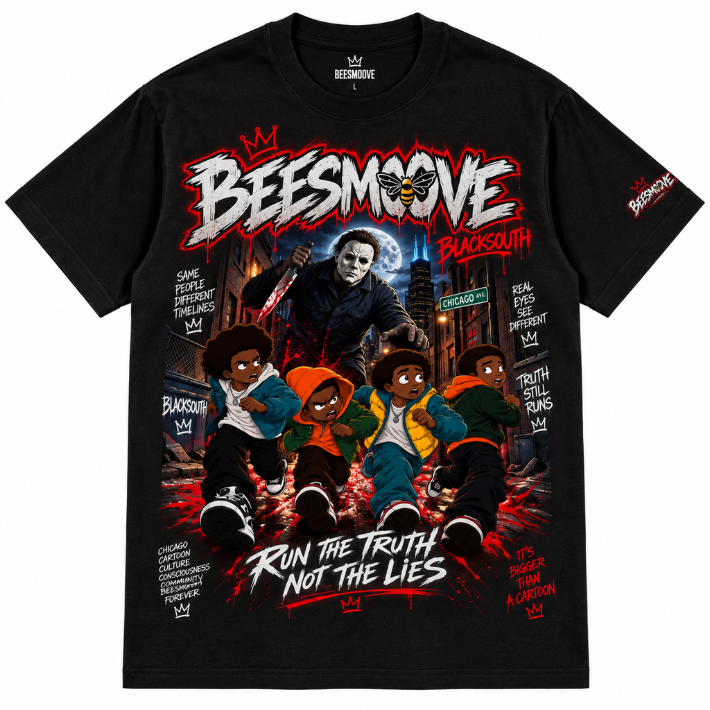 Beesmoove × BlackSouth Run the Truth” Tee