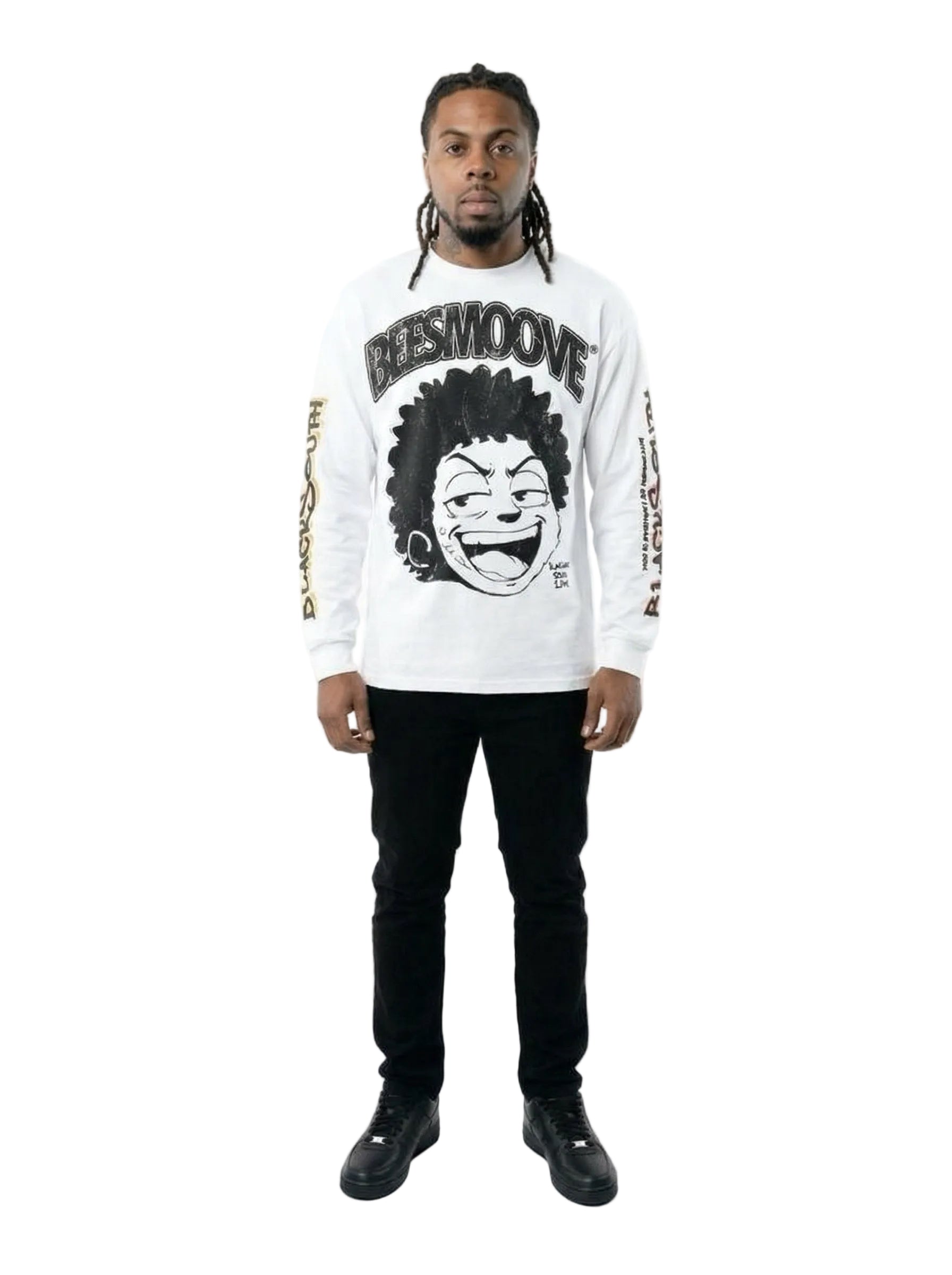 BEESMOOVE Lil Boo Chicago Streetwear Long Sleeve T-Shirt -Blacksouth Collection