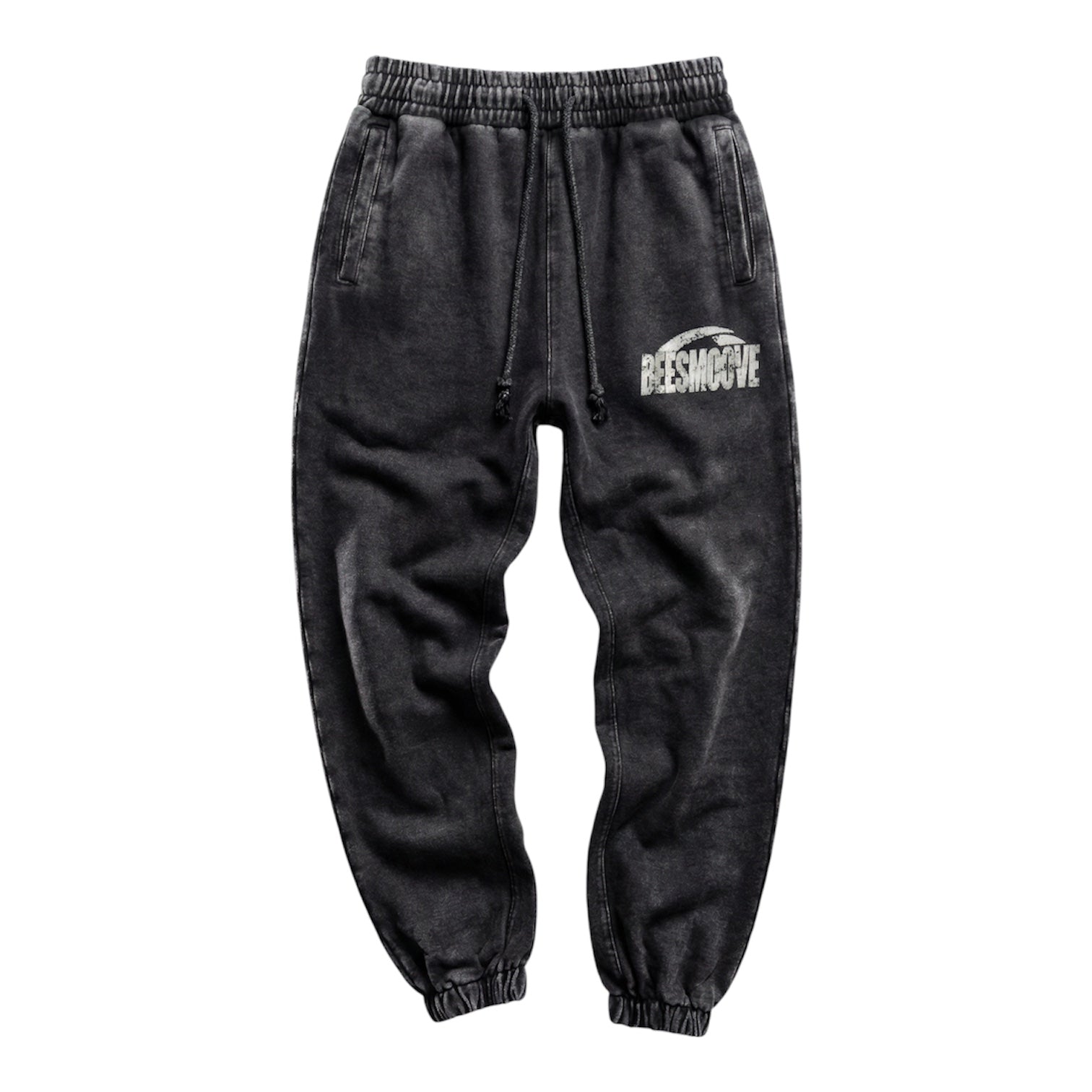 BEESMOOVE “Cold Era” Vintage Drop
 Heavyweight Jogged Sweatpants