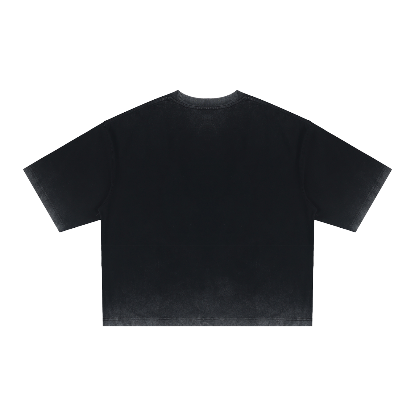 BEESMOOVE Fake Reality Reverse Dyed Boxy T-Shirt