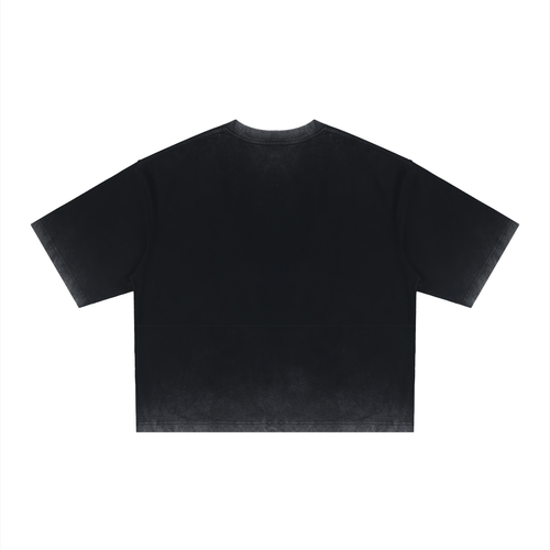 BEESMOOVE Fake Reality Reverse Dyed Boxy T-Shirt