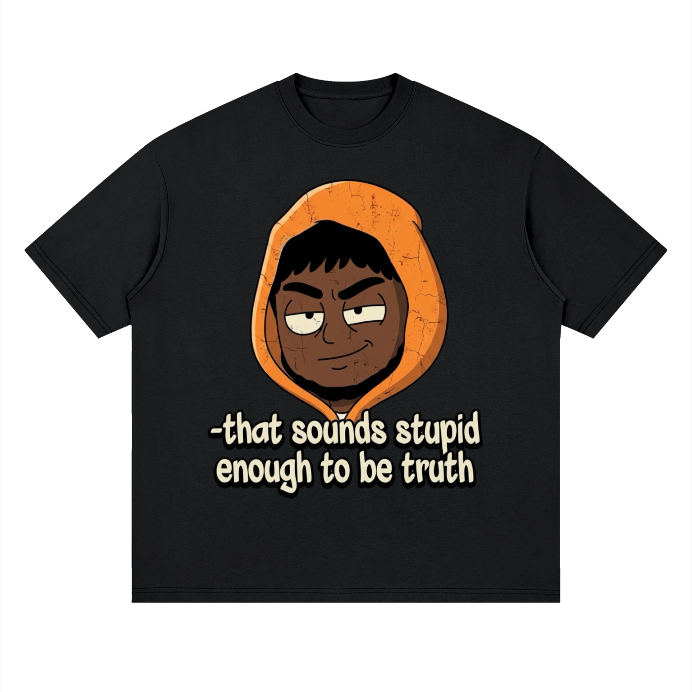 Beesmoove BlackSouth enough to be truth Drop Shoulder T-Shirt