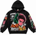Beesmoove BlackSouth LAMONT THE GRIND NEVER LIES Boxy Hoodie