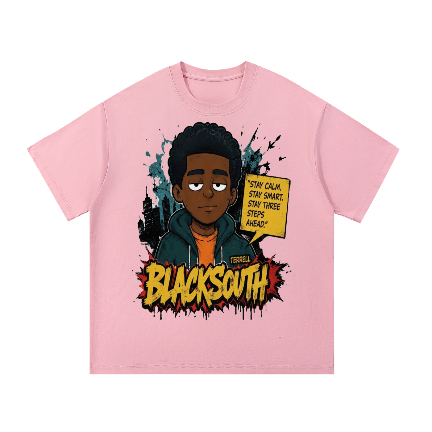 BlackSouth Terrell “Three Steps Ahead” Tee