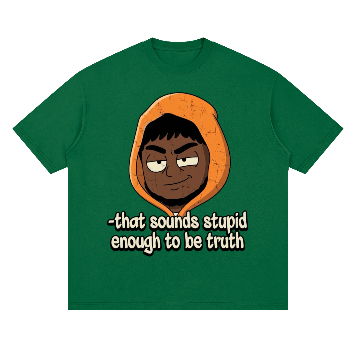 Beesmoove BlackSouth enough to be truth Drop Shoulder T-Shirt