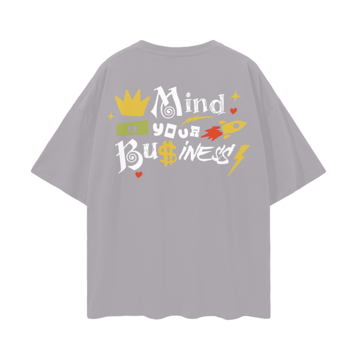 Beesmoove Crowned Rebel Oversize Deep Drop Tee