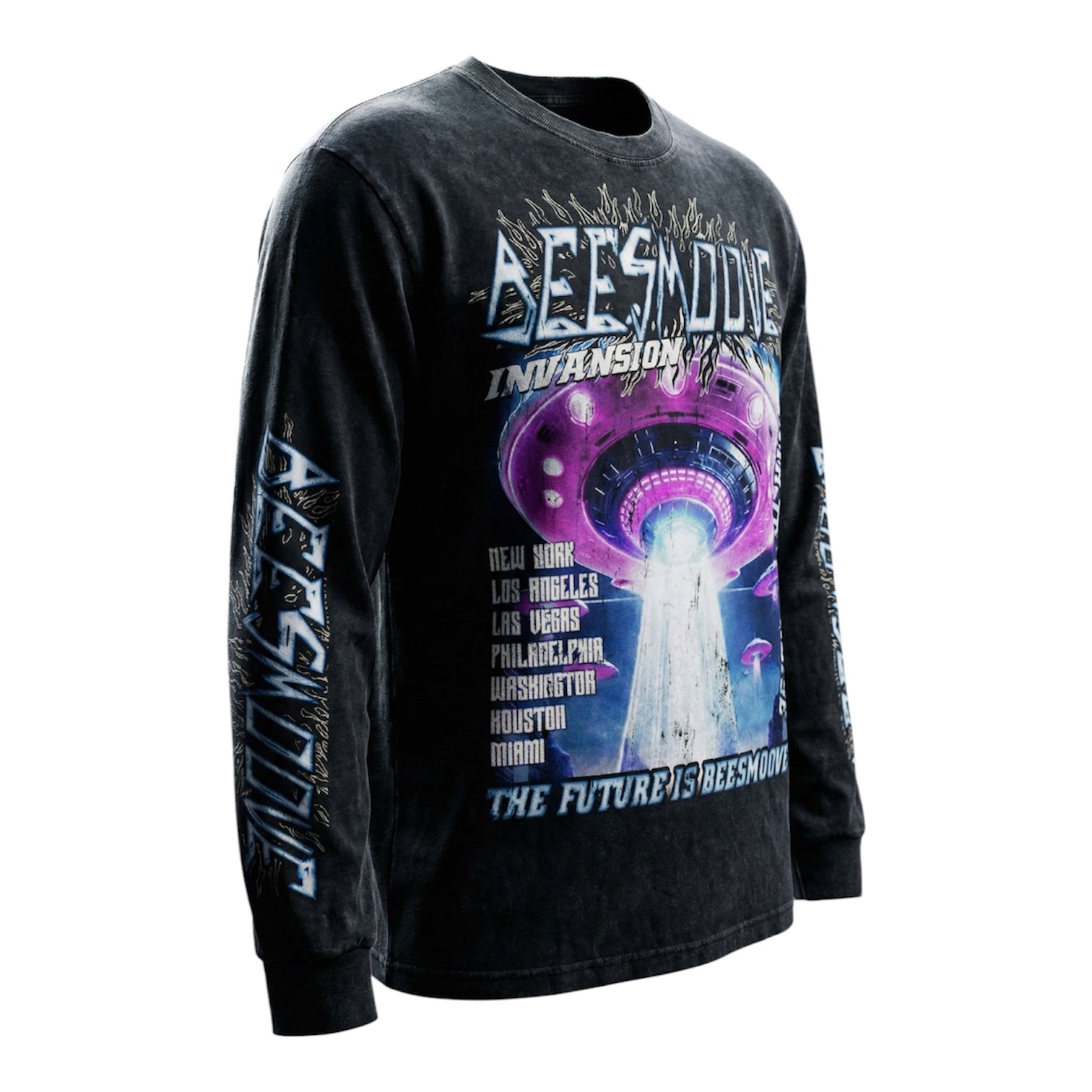 BEESMOOVE INVASION The Future is Now Long Sleeve Tee