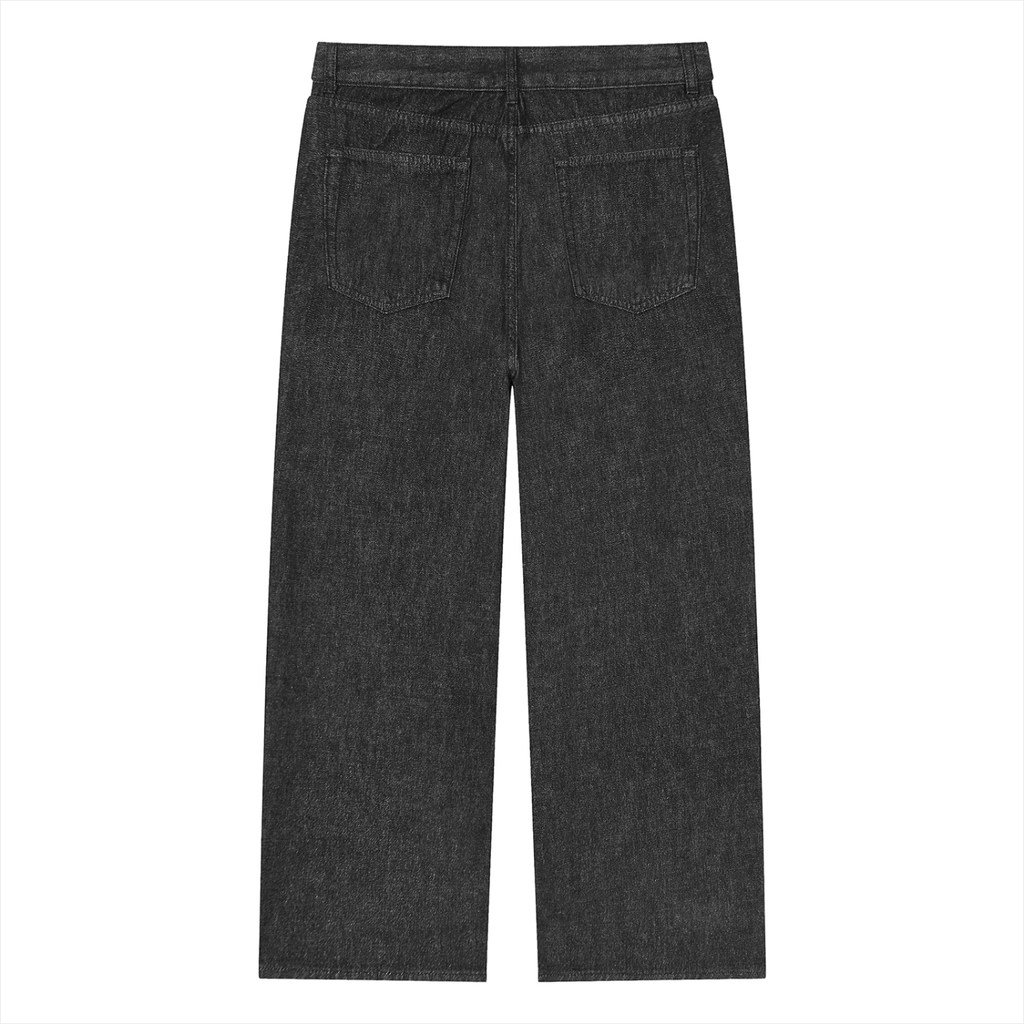 Beesmoove Vintage Wash Straight Leg Jeans