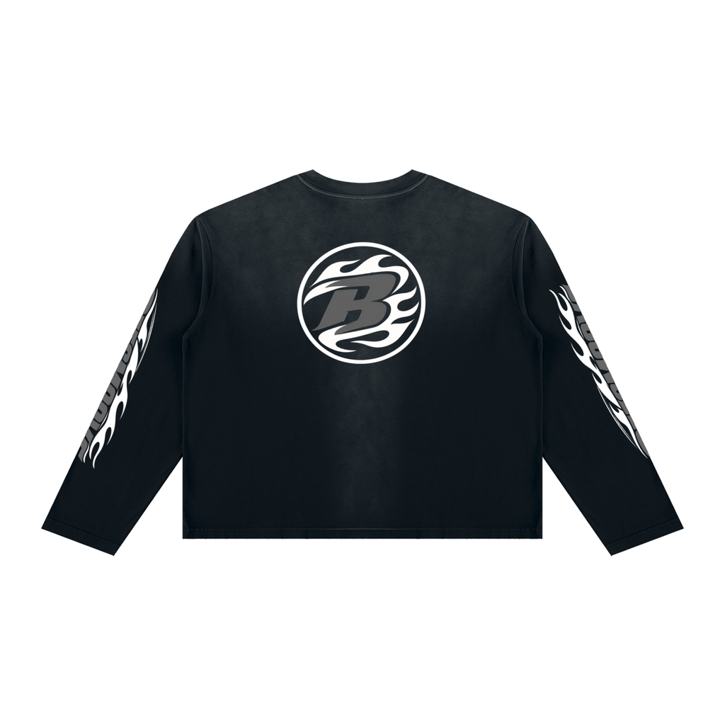 BEESMOOVE Stay Different Boxy Long Sleeve T-Shirt