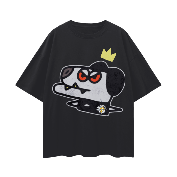 Beesmoove Crowned Rebel Oversize Deep Drop Tee