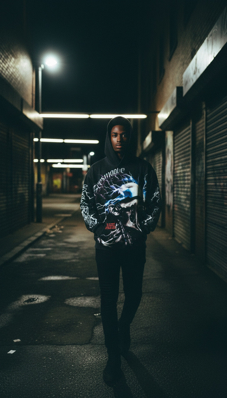 BEESMOOVE Born From Voltage Hoodie 4-26